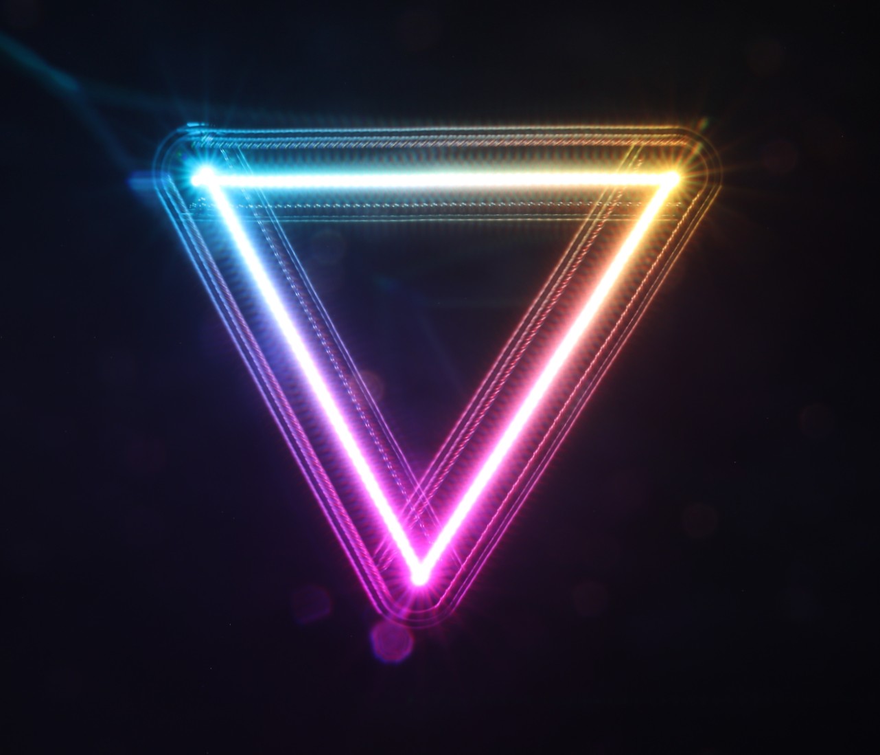 xbot-Lightpainting-Dreieck-Farbverlauf